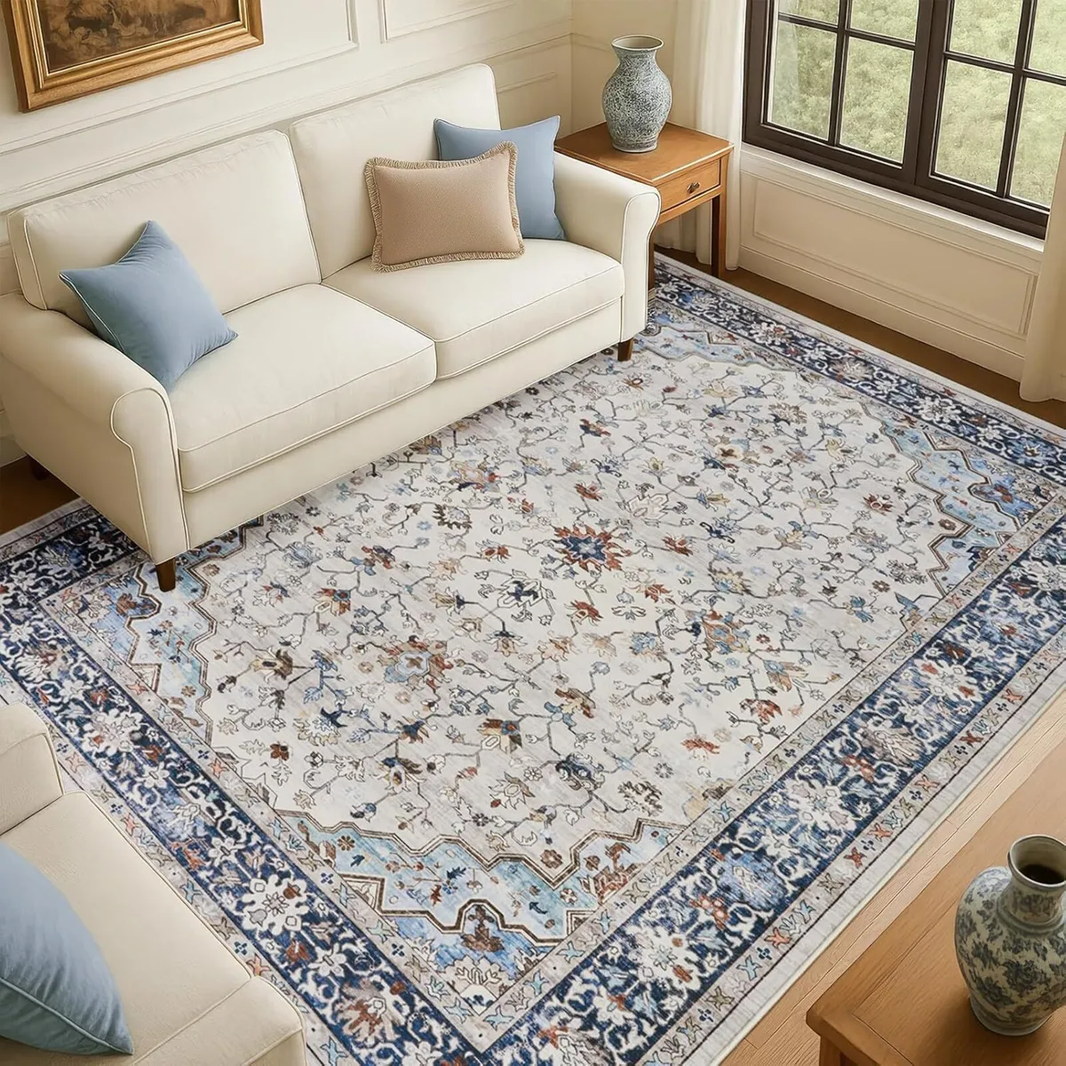 Large Rugs for Living Room 200x290cm Low Pile - Image 1