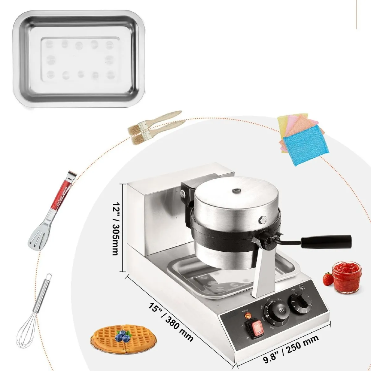 Commercial Electric Donut and Waffle Maker - Image 1
