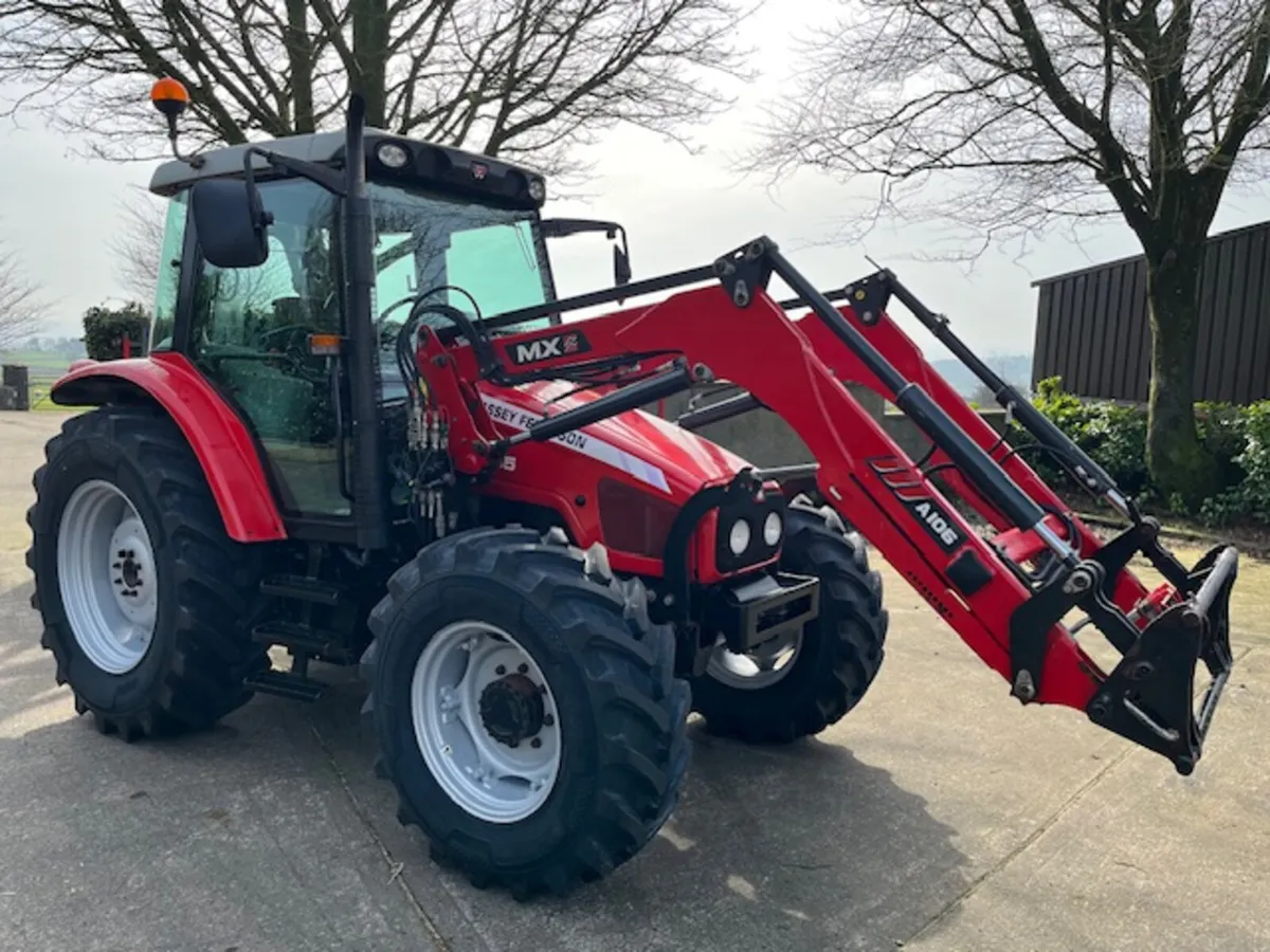 2005 Massey Ferguson 5455 Hi-vis c/w MX Loader - Image 4