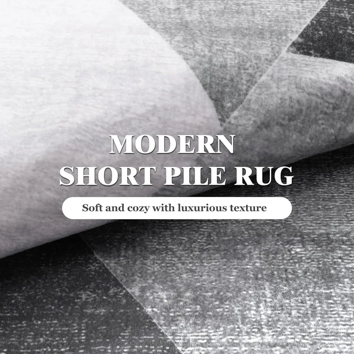 Washable Rug for Living Room- Fluffy Non-Slip - Image 4