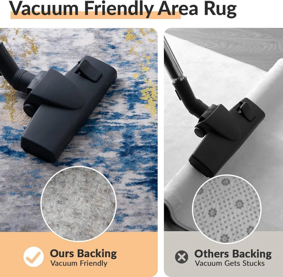 Washable Rugs Living Room 150x210 cm Modern - Image 3