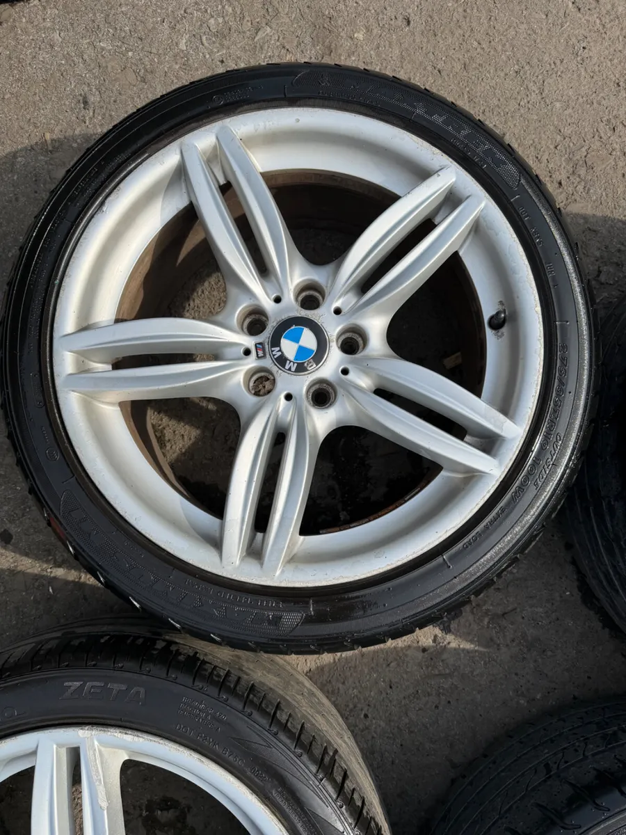 19inch BMW F10 alloy wheels and tyres - Image 4