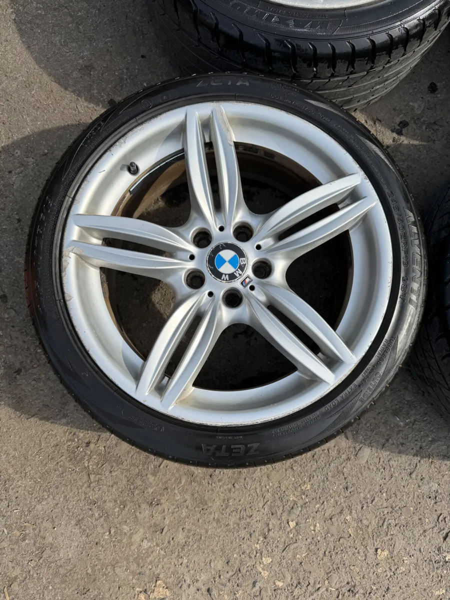 19inch BMW F10 alloy wheels and tyres - Image 3