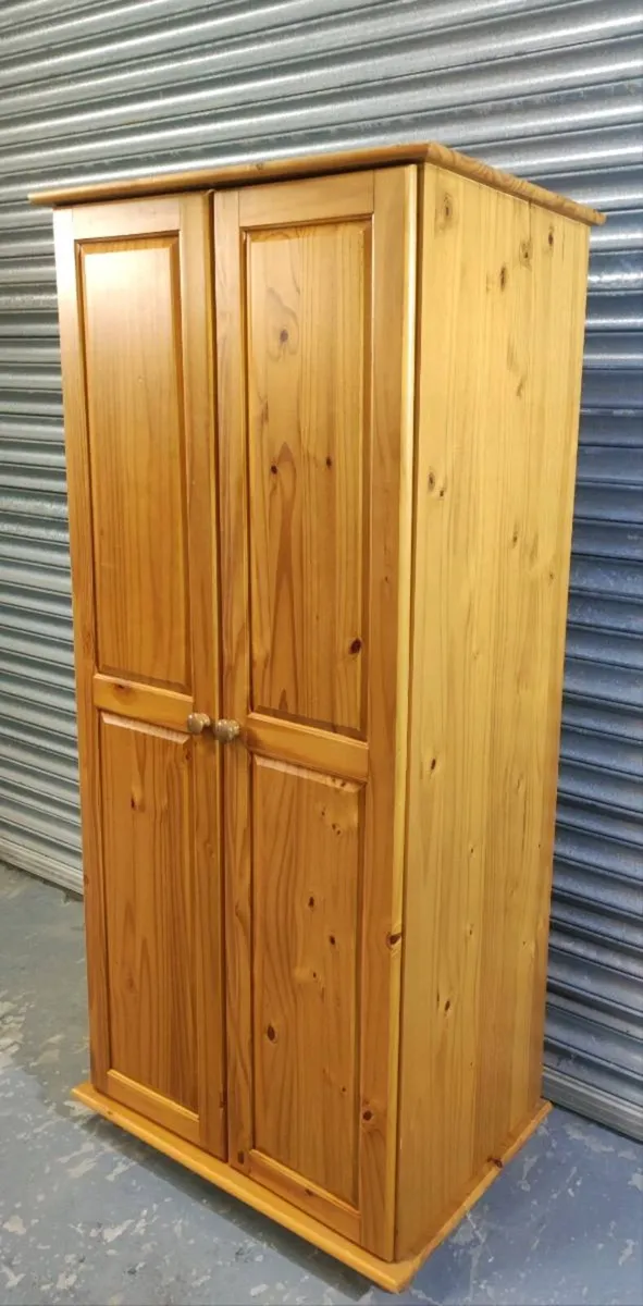 Solid Pine double wardrobe - Image 1