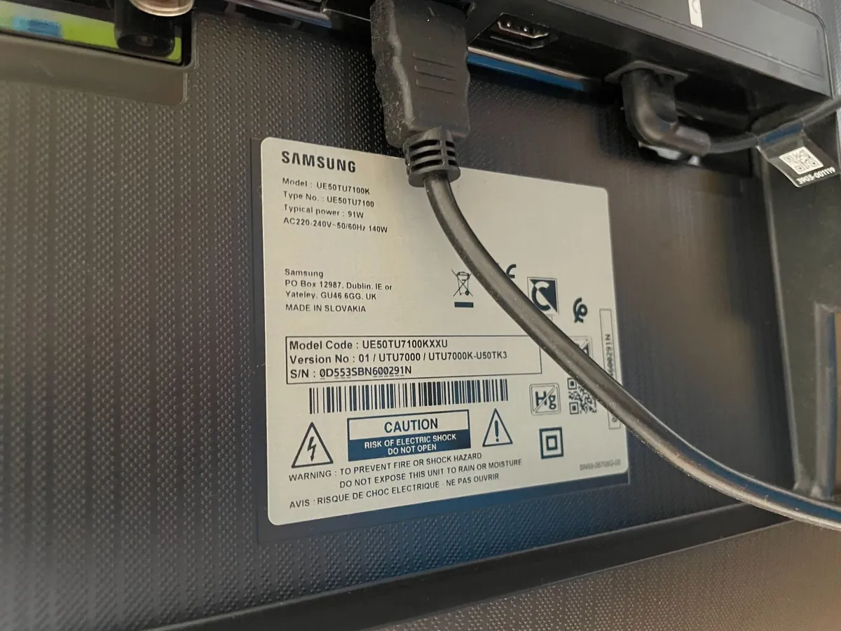 Samsung flat screen TV - Image 2