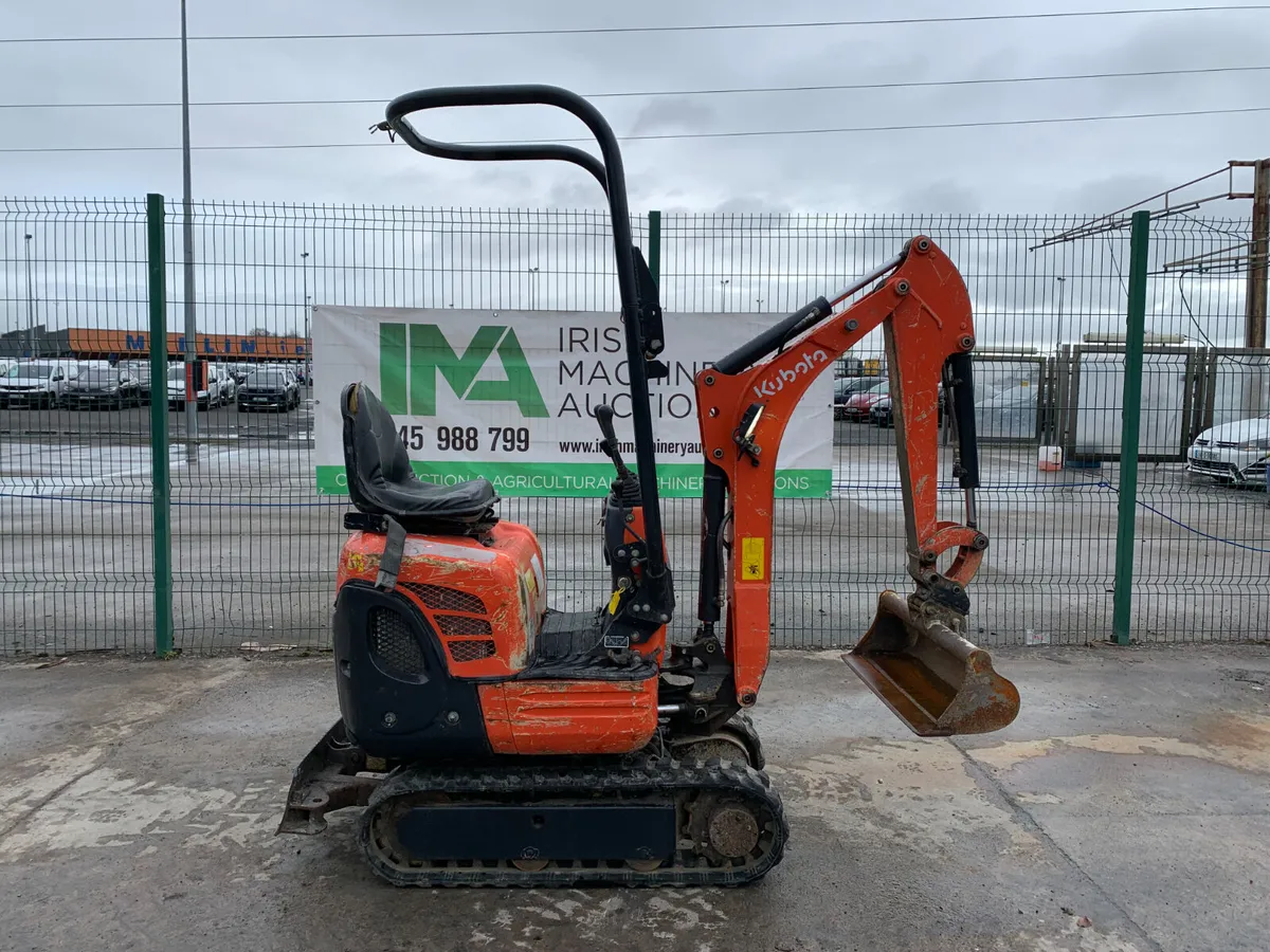 2016 KUBOTA K008 MINI EXCAVATOR FOR AUCTION - NAAS - Image 4