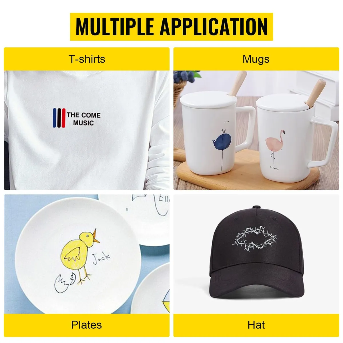 Heat Press 5in1 15x12 T-Shirt Mug Hat Plate - Image 4