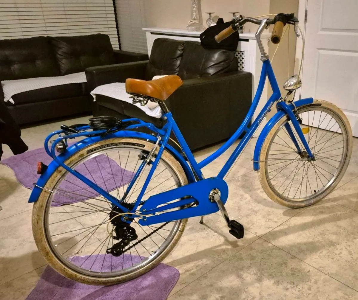 ADULTS WOMAN BIKE STYLISH ROYAL BLUE 20-IN FRAME S - Image 2