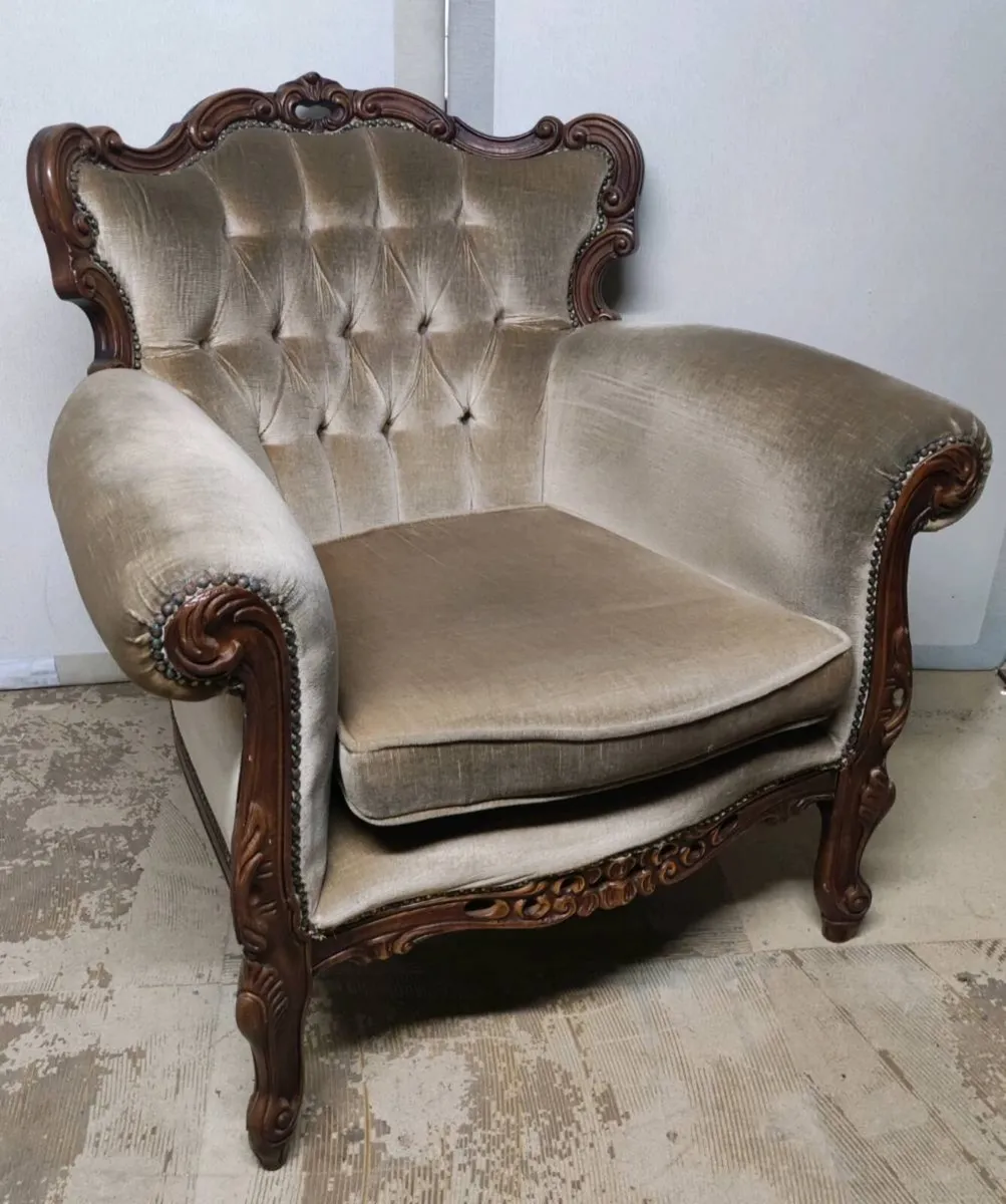 Victorian classical french armchair 🚚 - Image 1