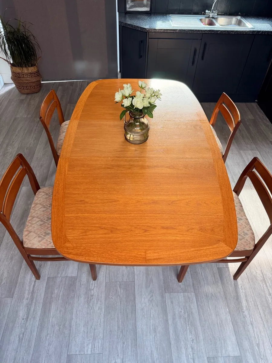 Mid Century Drop Leaf Dining Table - Image 2