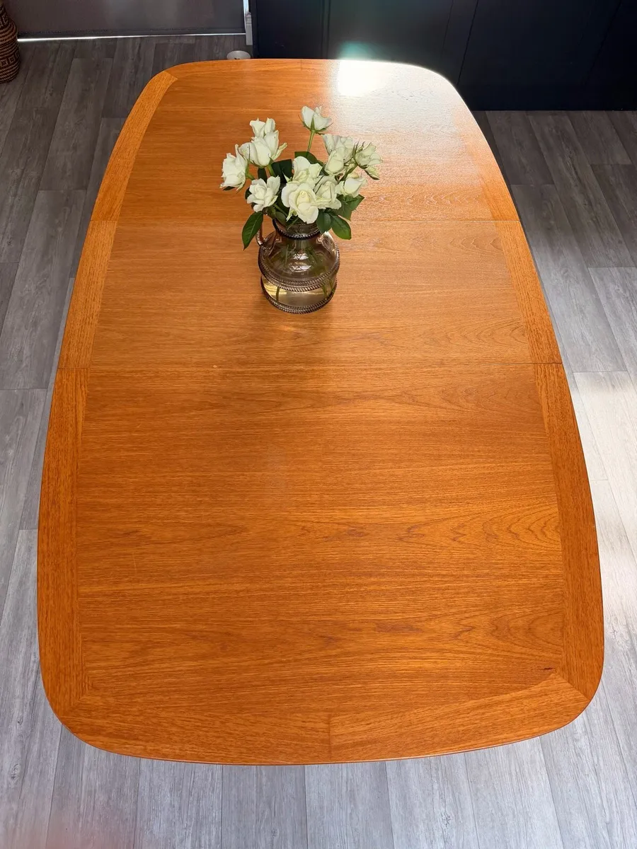 Mid Century Drop Leaf Dining Table - Image 4