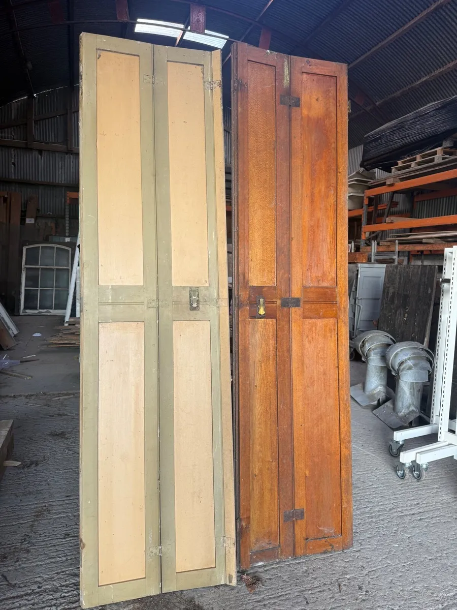 Reclaimed wooden window shutters - Image 1