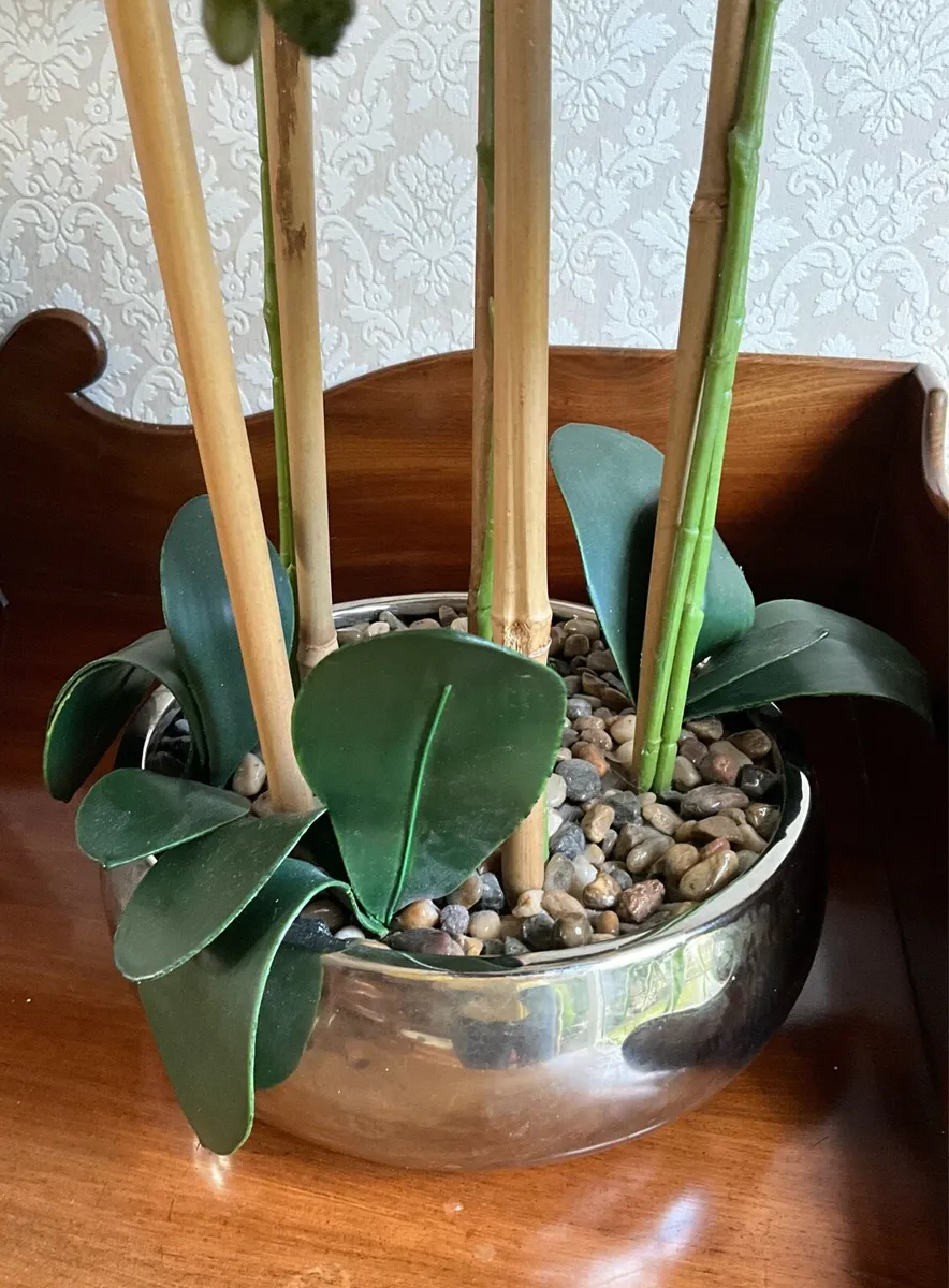 Tall Real Touch Orchid in a Pot (artificial) - Image 3