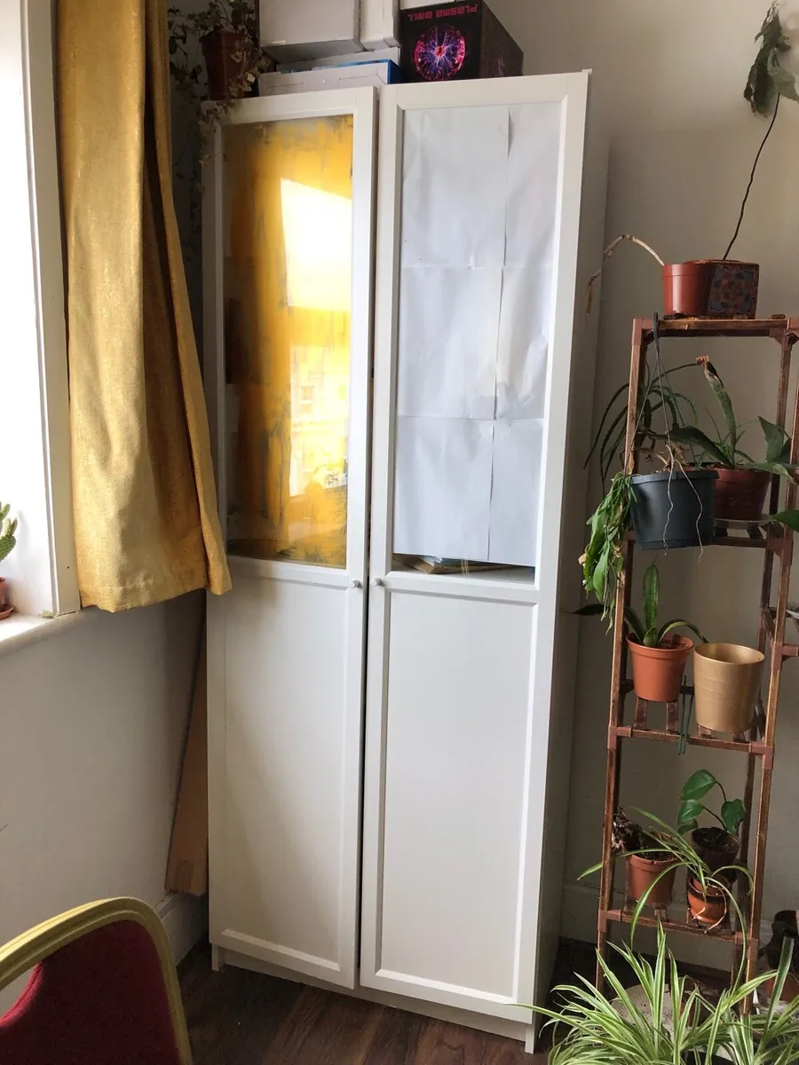 Ikea tall glass door cabinet - Image 1