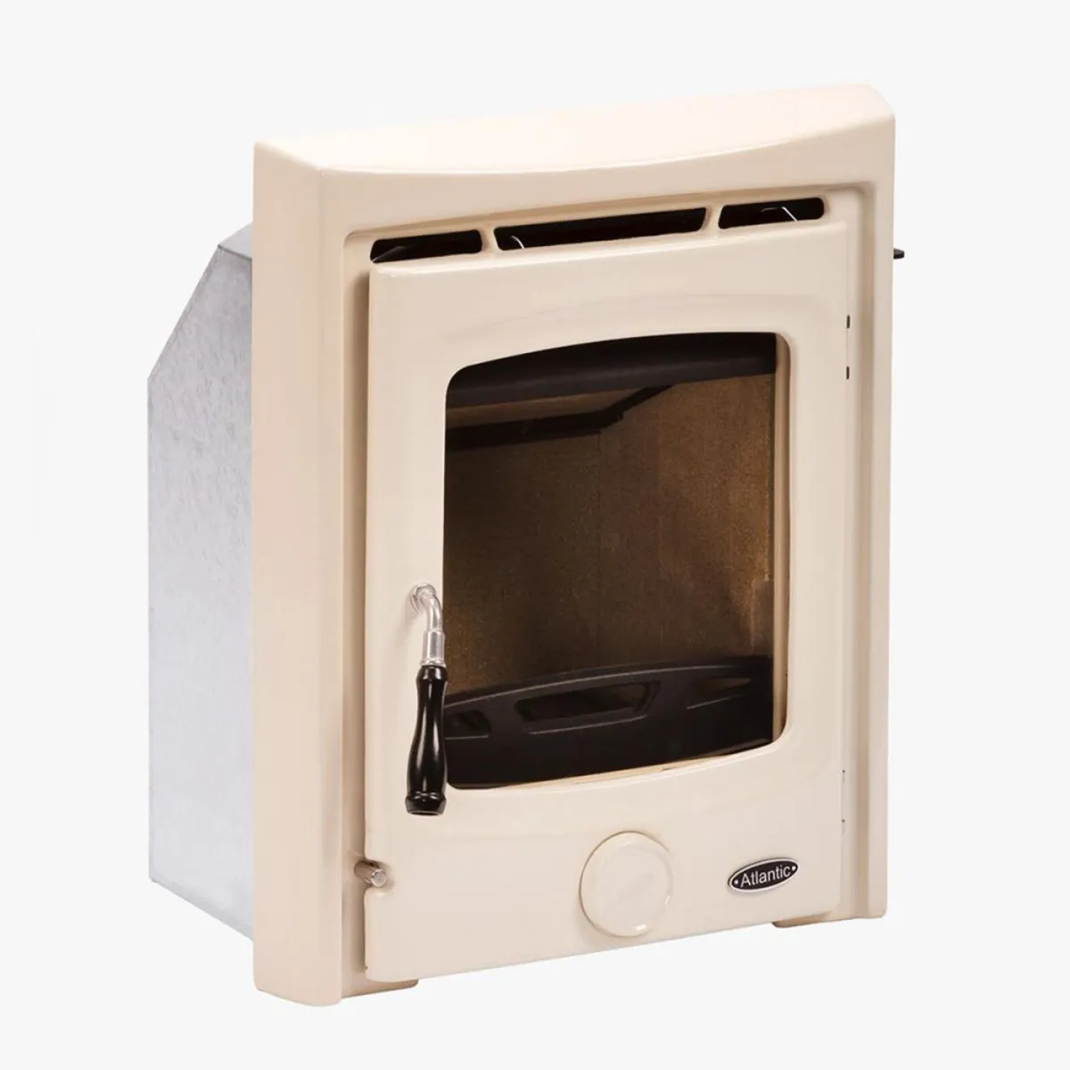 Atlantic Bay 5 kw cream and black enamel stove - Image 3