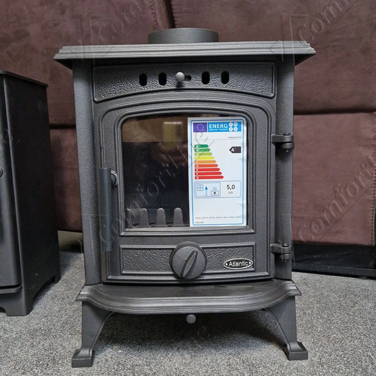Atlantic Coral 5 kW freestanding stove - Image 4
