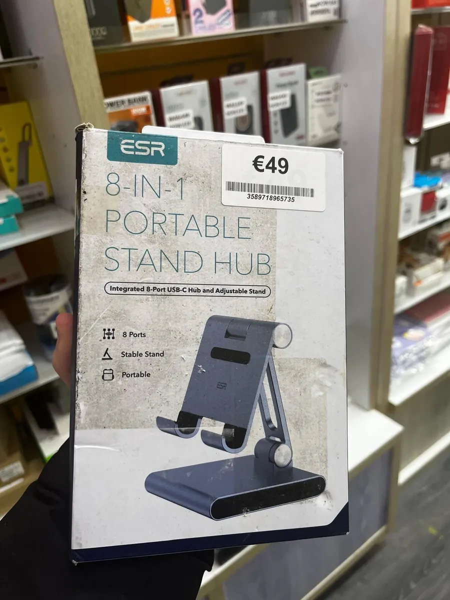 8 IN 1 PORTABLE STAND HUB - Image 1