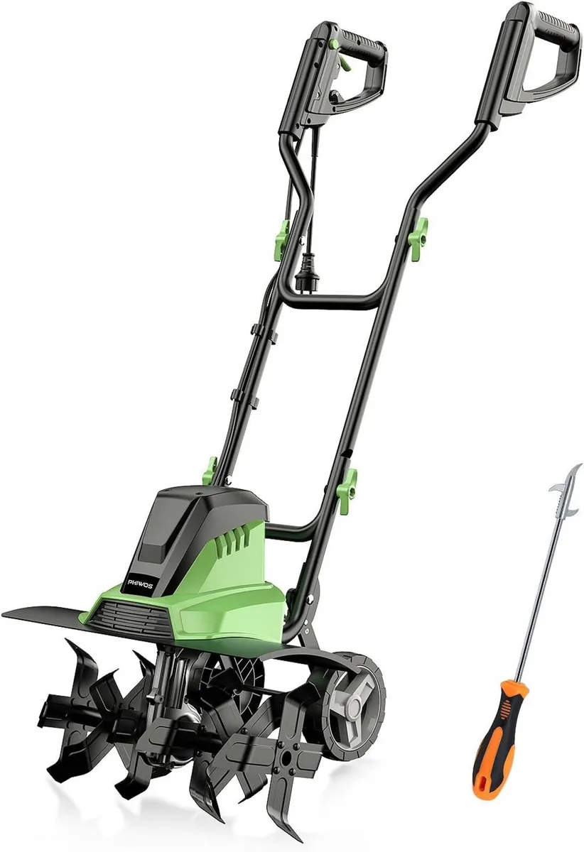 1500W Electric Garden Tiller Cultivator Rotovator - Image 1