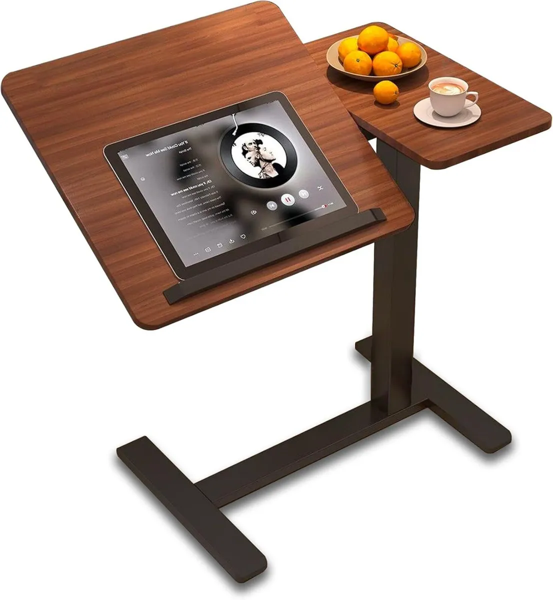 C Shaped Side Table Adjustable Height with Hidden - Image 1