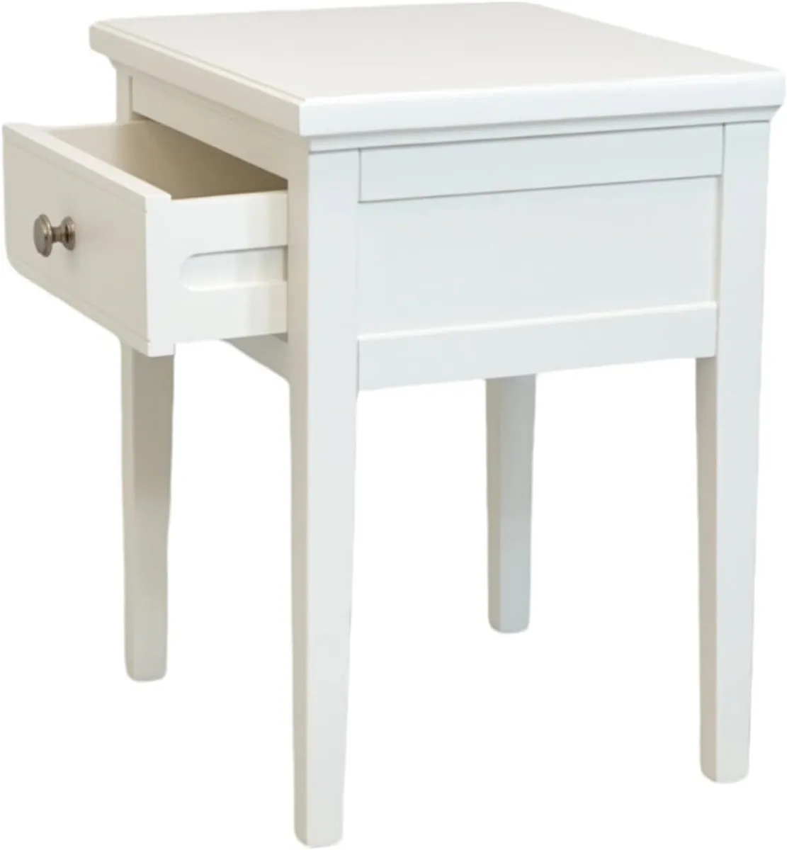 Bedside Table Real Wood Slim Cabinet Living Room - Image 4