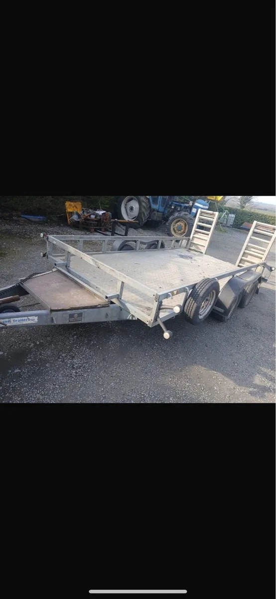 Ivor Williams plant trailer - Image 1