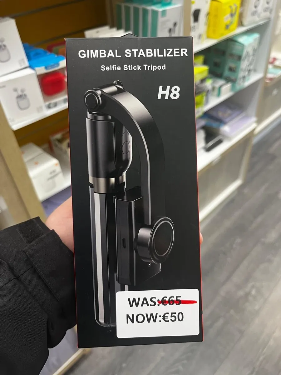 GIMBAL STABILIZER SELFIE STICK TRIPOD - Image 1