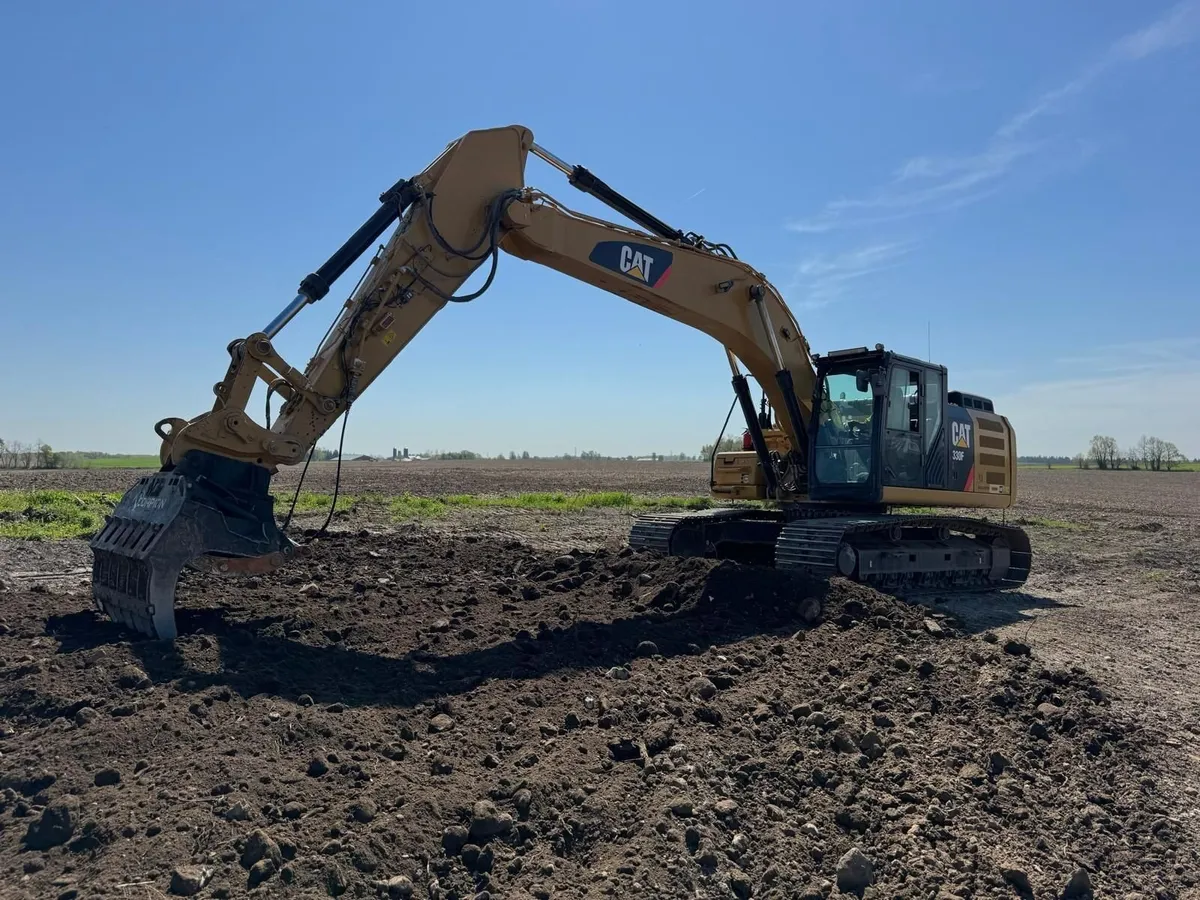 Rake grab , excavator rake & grab , grapple - Image 3