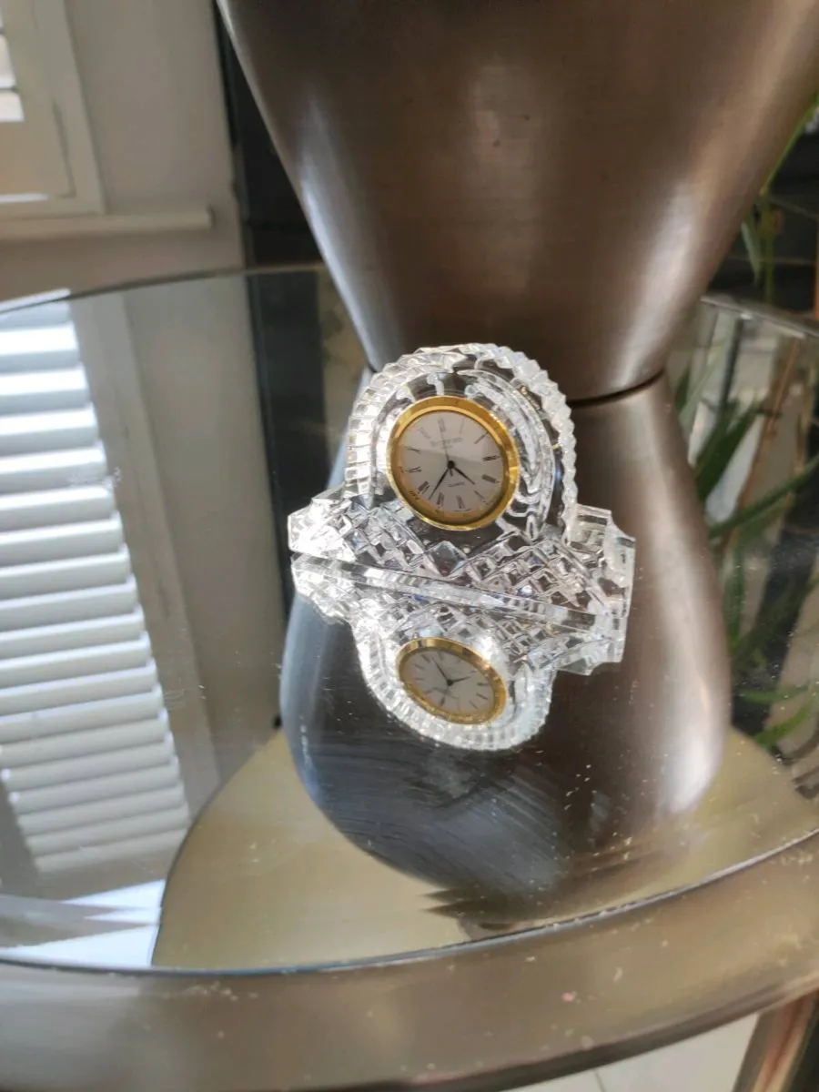 Small Waterford crystal clock - Image 2