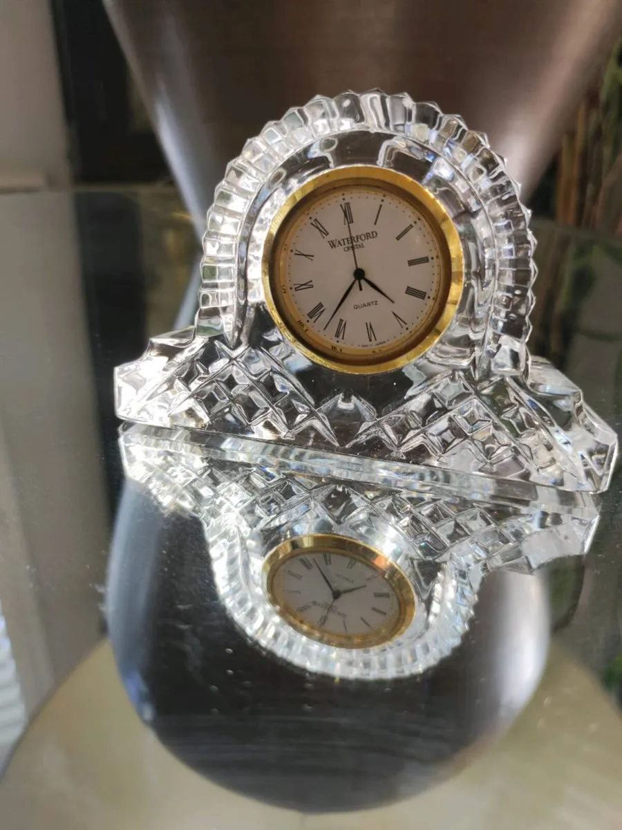 Small Waterford crystal clock - Image 1