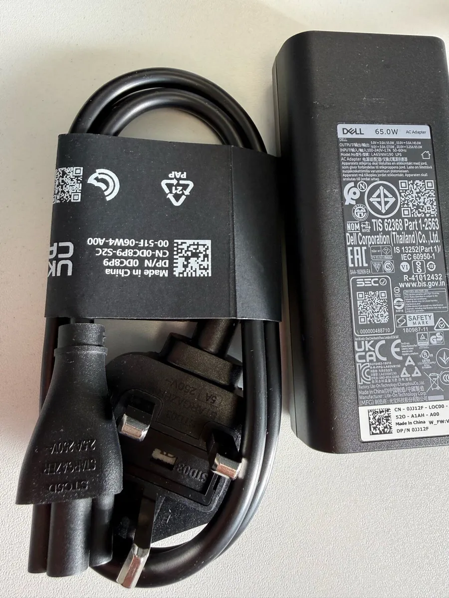 Dell 65w USB-C Charger New - Image 3