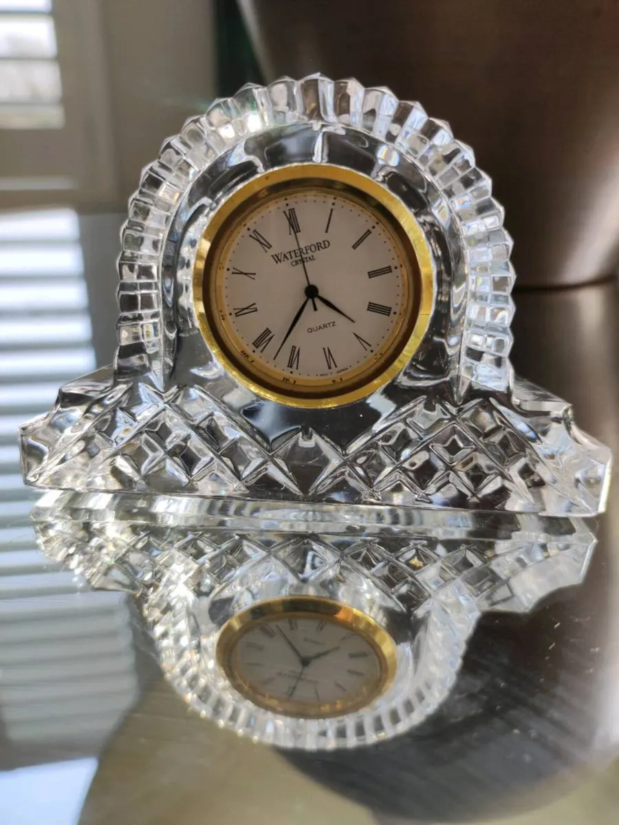 Small Waterford crystal clock - Image 4