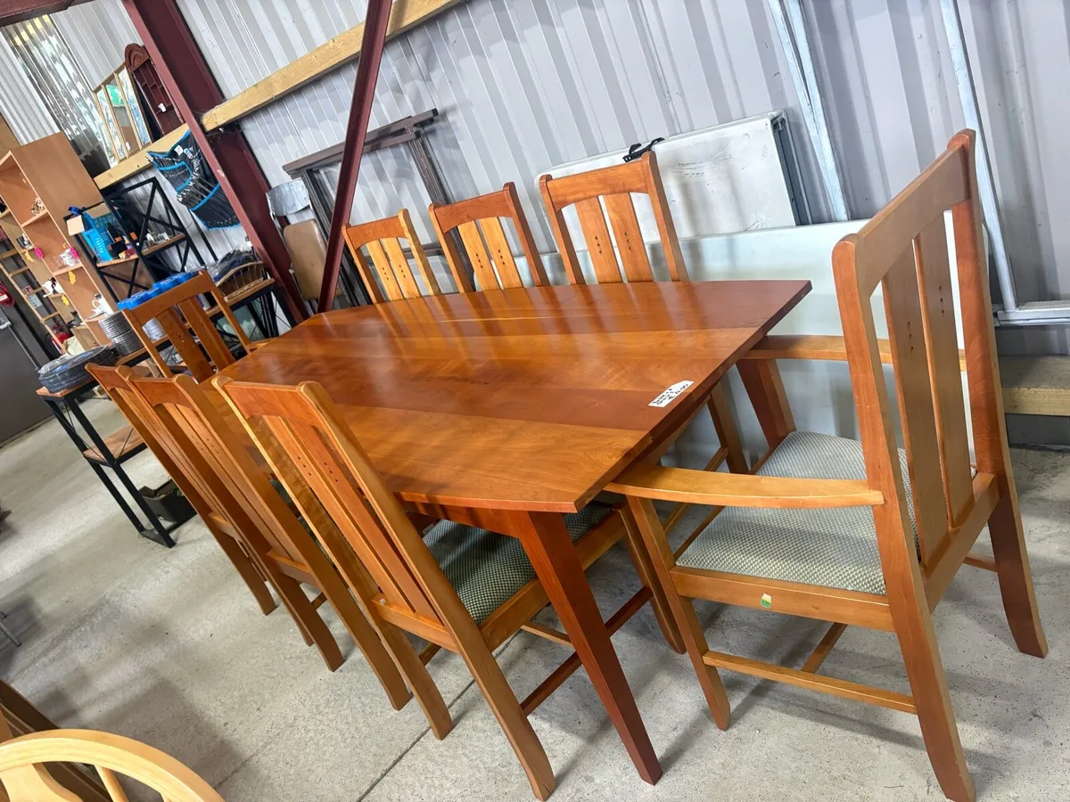 Gilbert and Logan table &8 chairs - Image 1