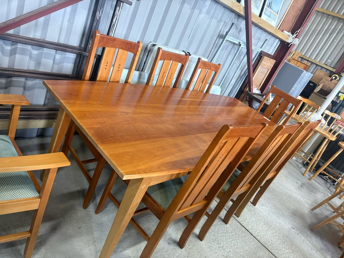 Gilbert and Logan table &8 chairs - Image 2