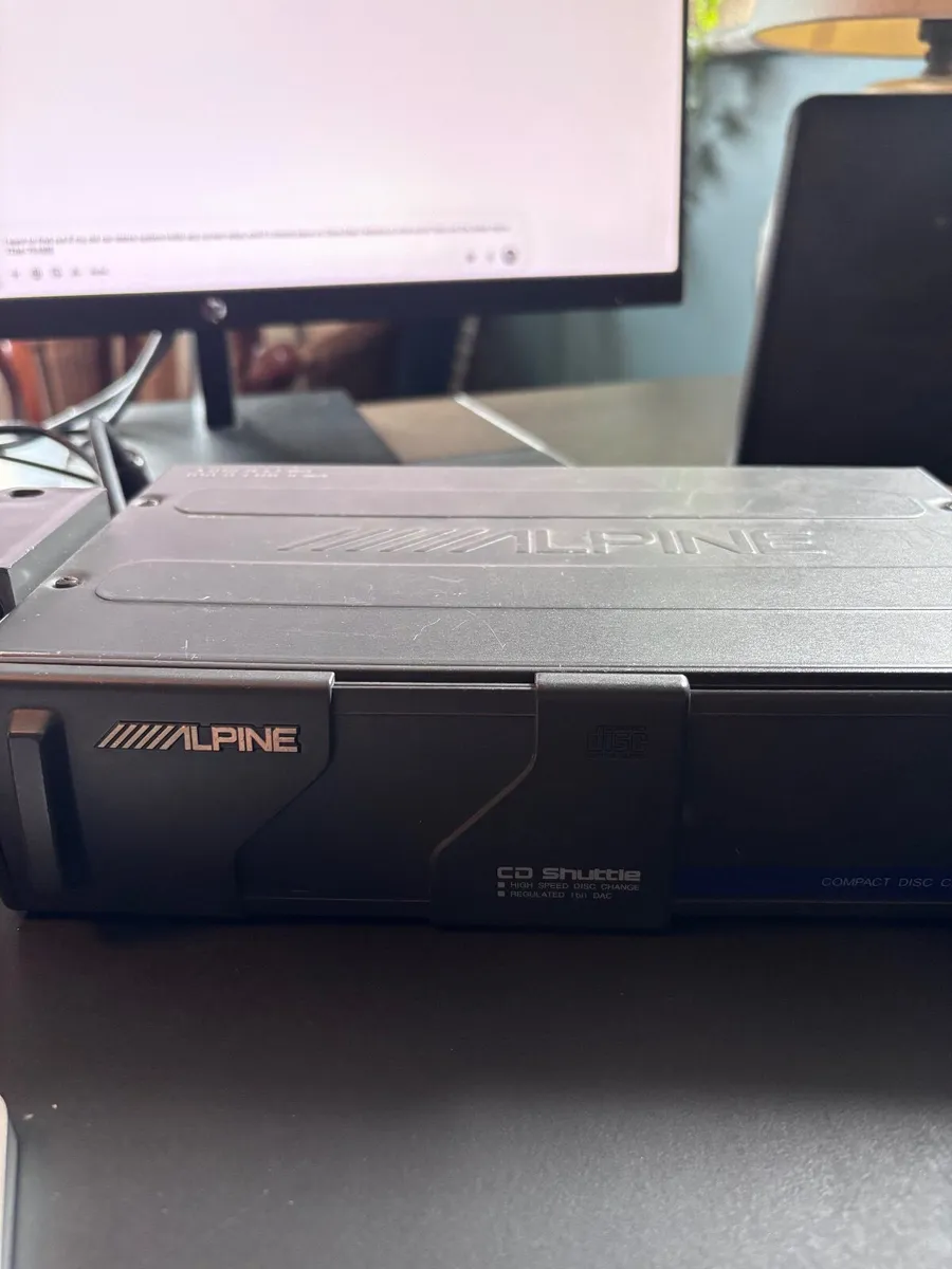 Alpine Car Stereo + 10-CD Shuttle Changer - Image 2