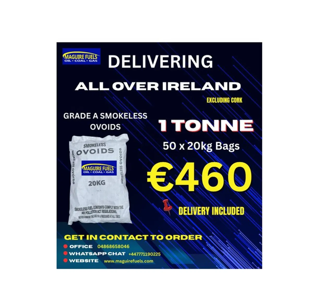 BEST VALUE SMOKELESS COAL + DEL = €460 PER PALLET - Image 3
