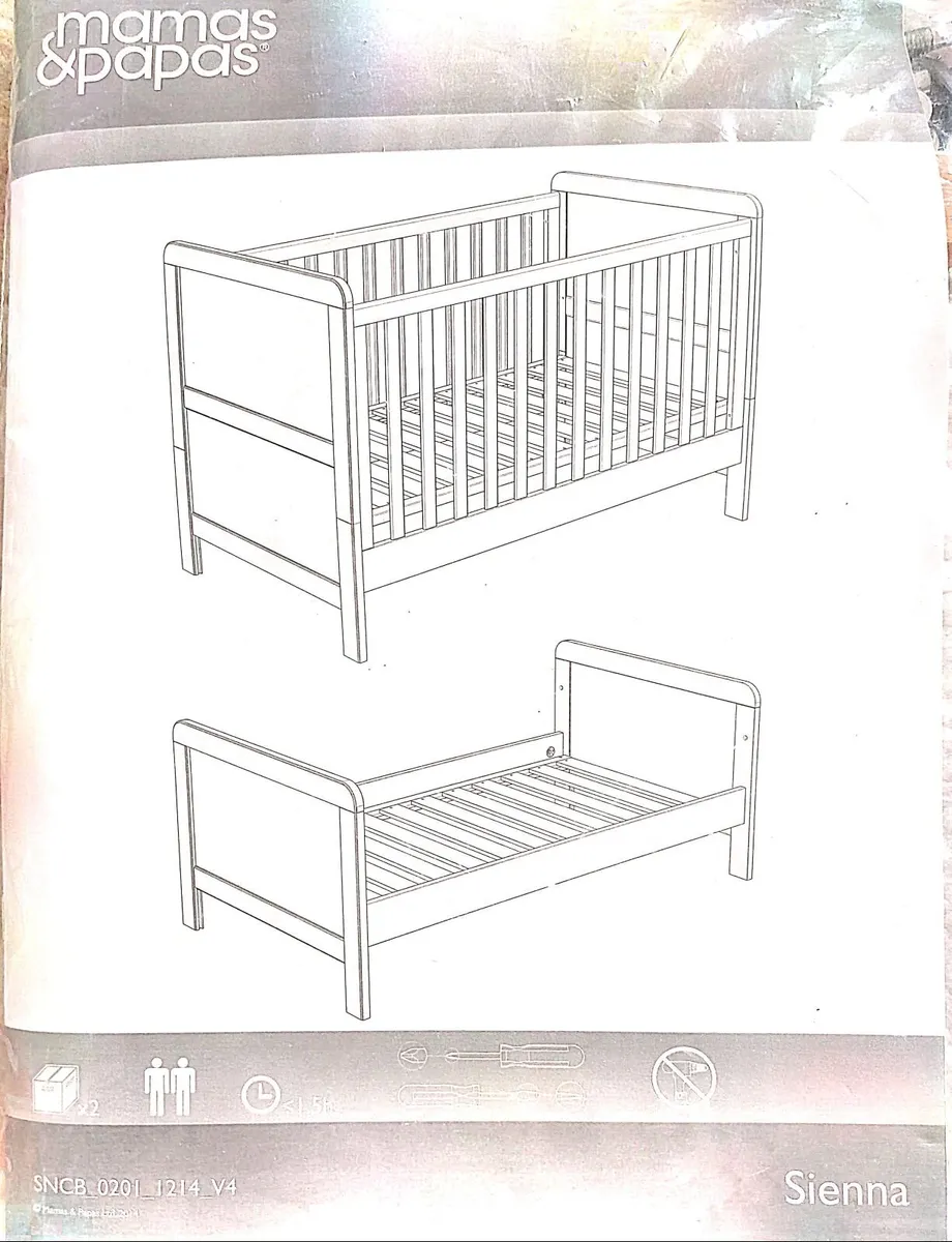 Cot / bed - Mamas and Papas - Image 2