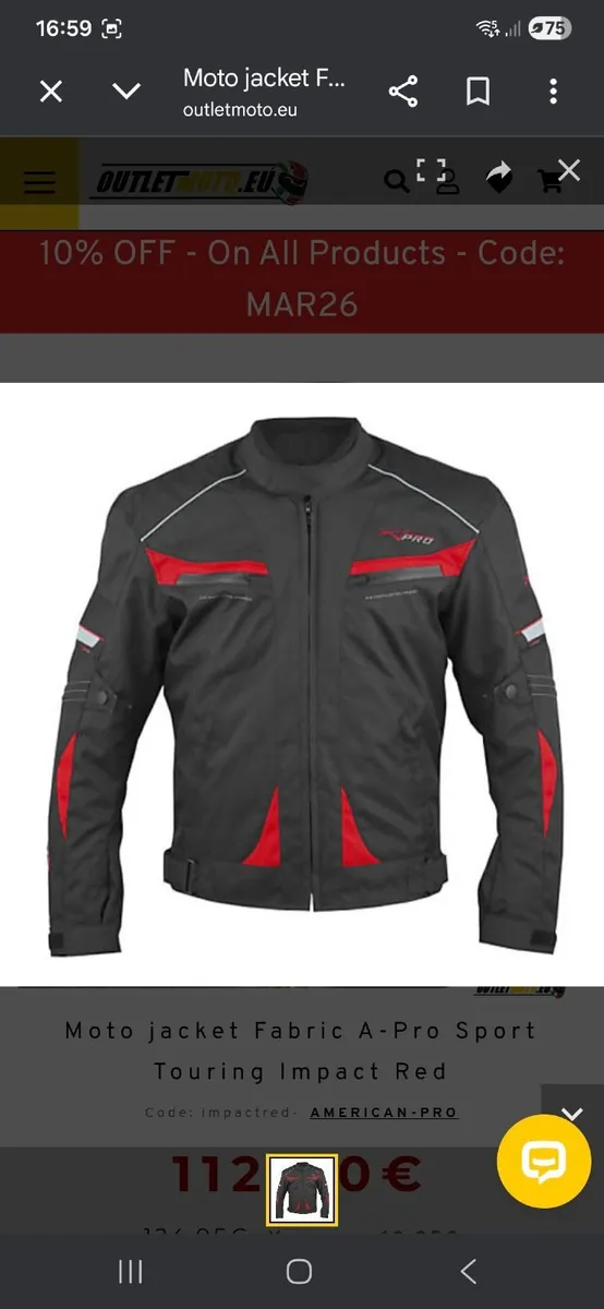 Motorcycle jacket