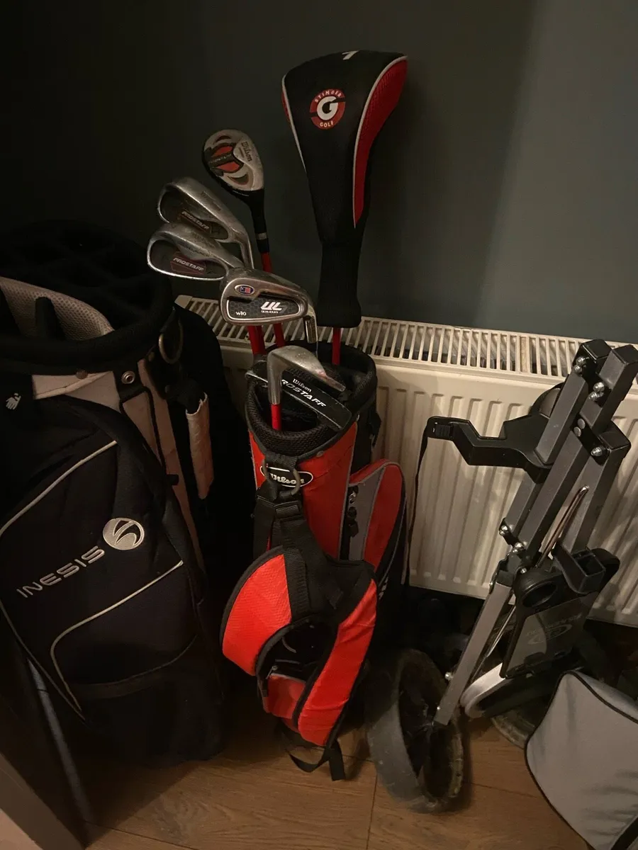 Junior Golf bag and clubs - Image 4