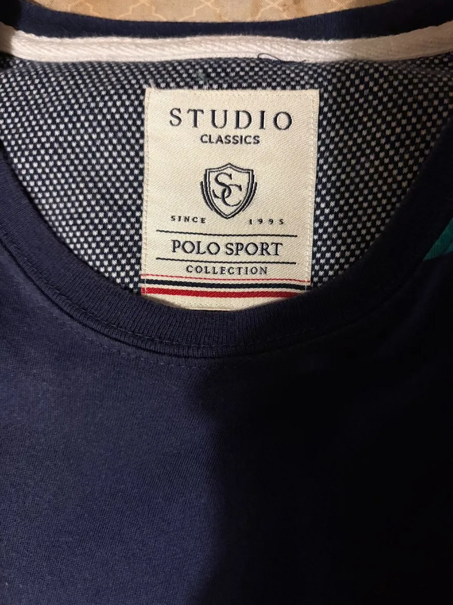 Striped Crew Neck Cotton T-Shirt - Image 3