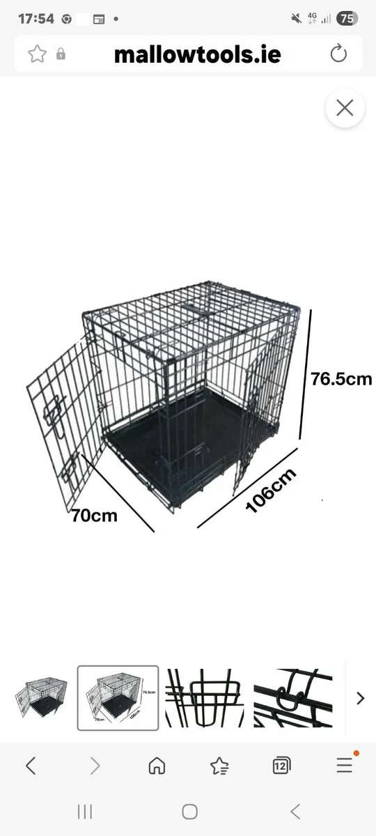 2 XXL BRAND NEW DOG CRATES STILL IN PACKAGING - Image 2