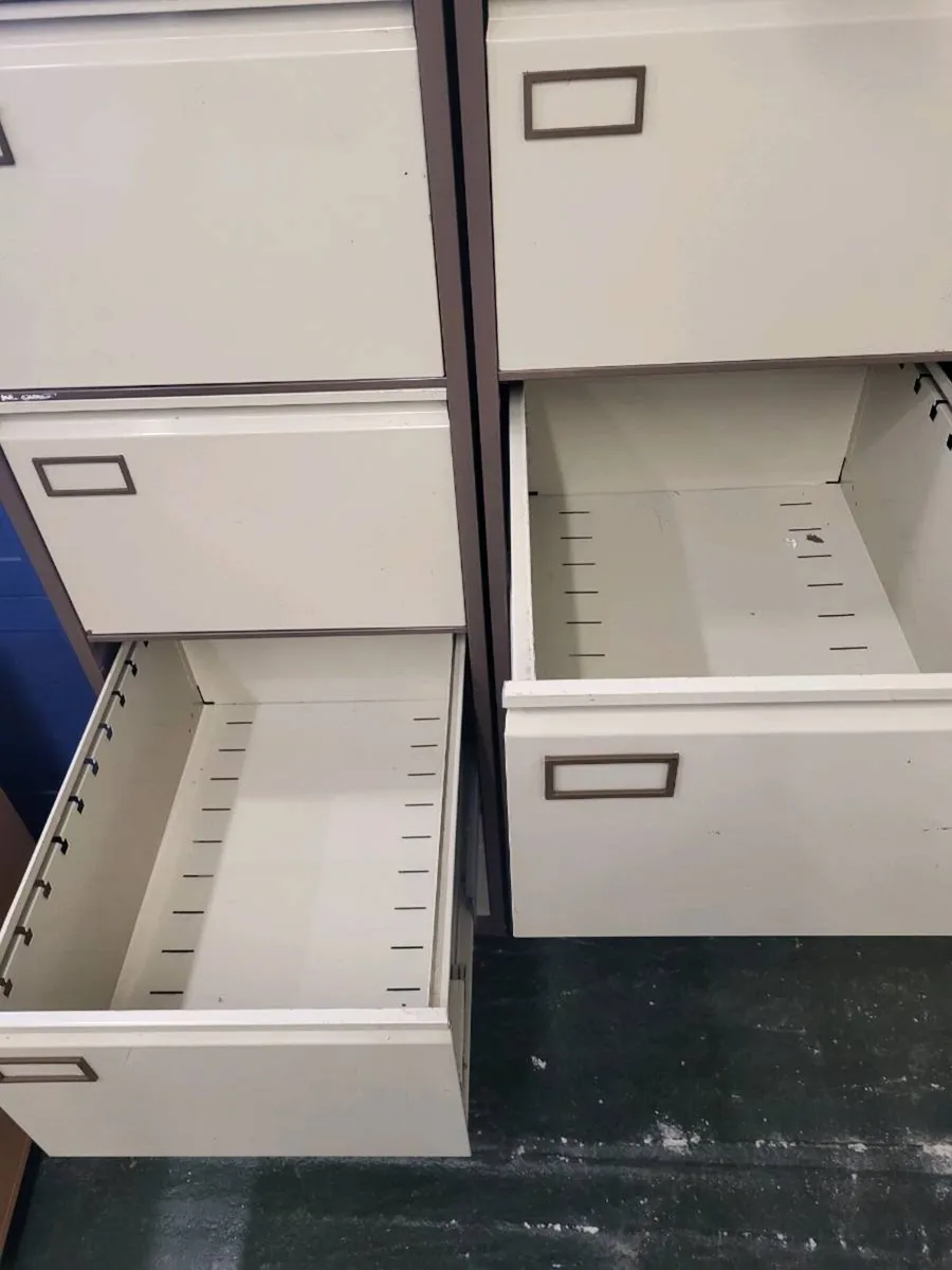 Pair of Four Drawer Filing cabinets - Image 2