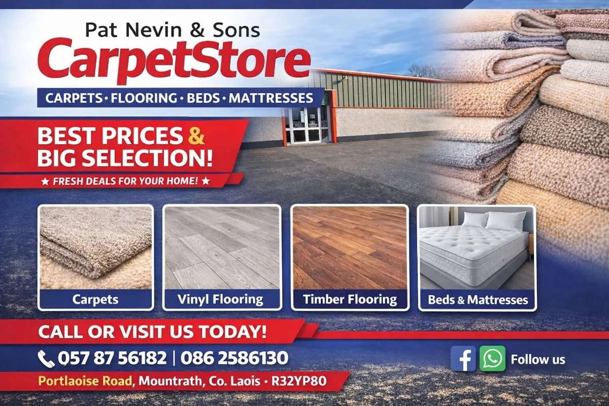 PAT NEVIN & SONS CARPETSTORE MOUNTRATH R32YP80 - Image 1
