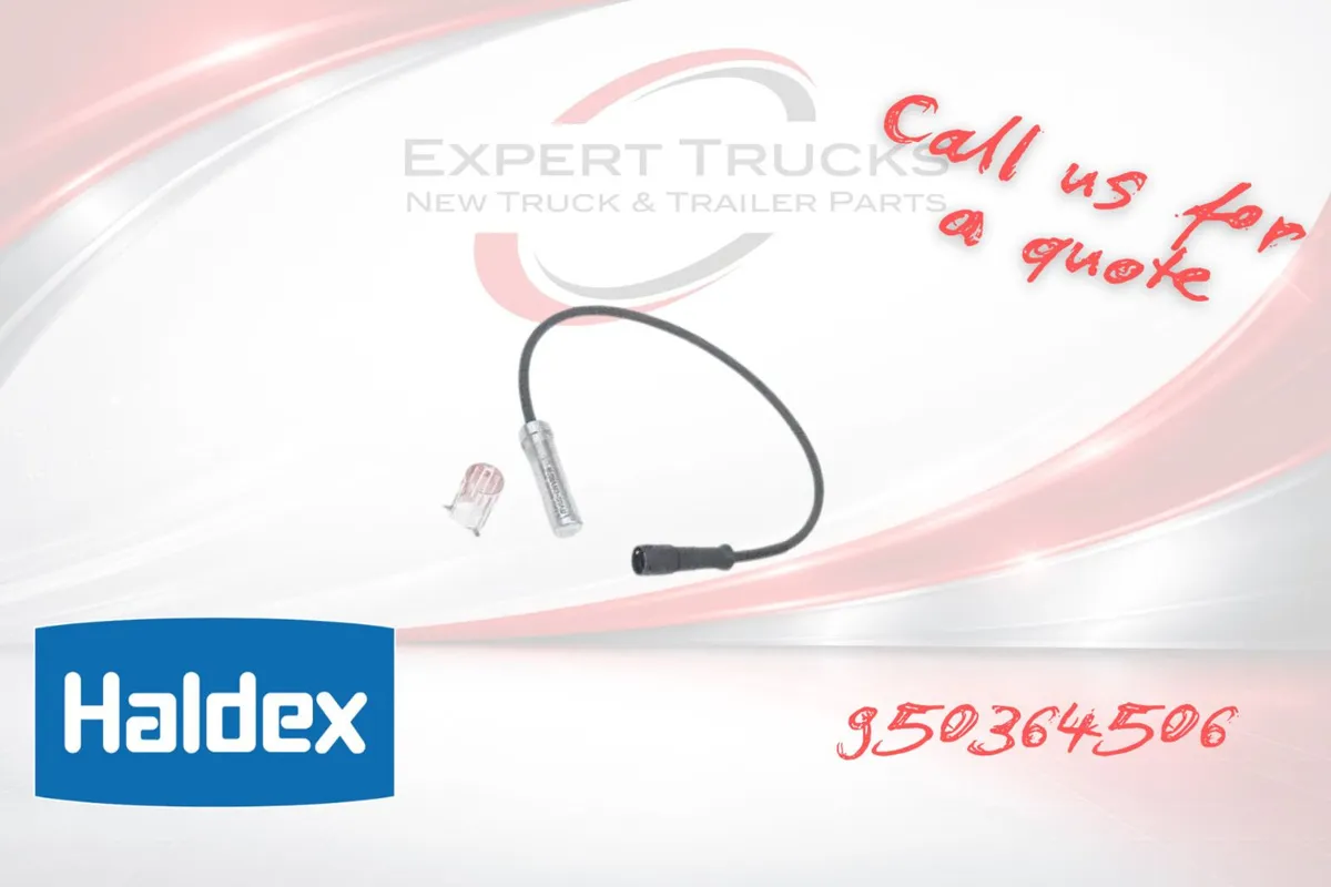 TRUCK TRAILER STRAIGHT ABS SENSOR 500MM (HALDEX)