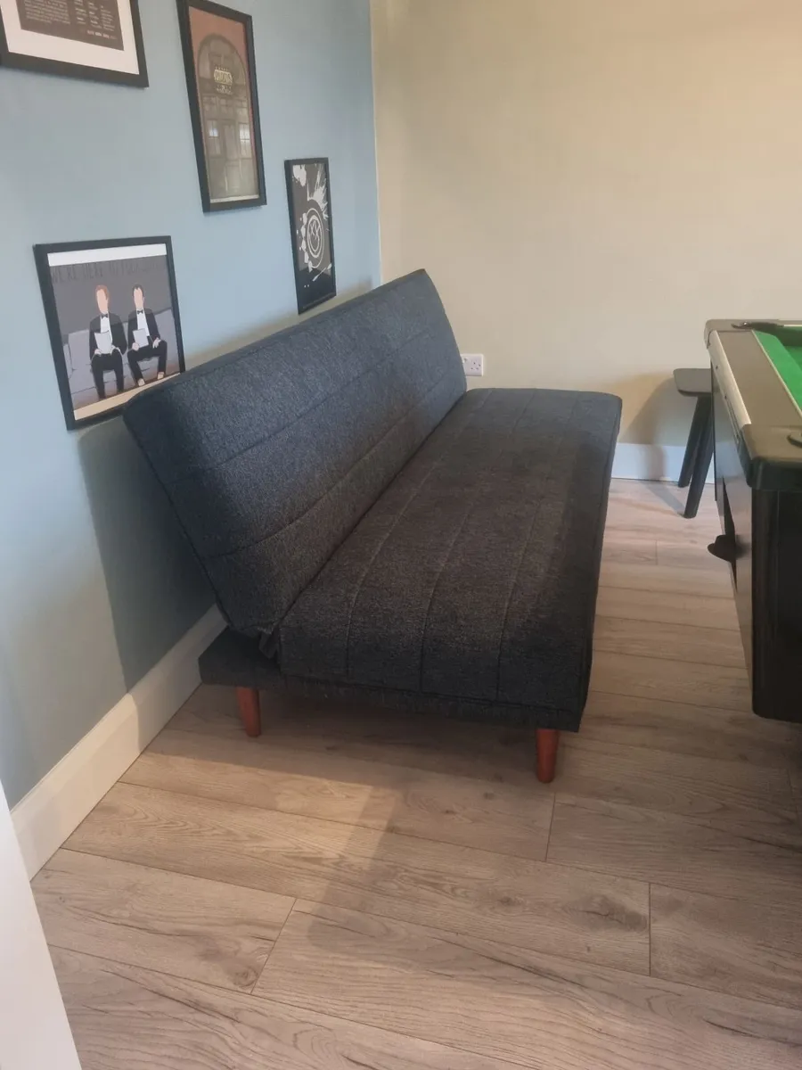 Sofa Bed and stools - Image 1