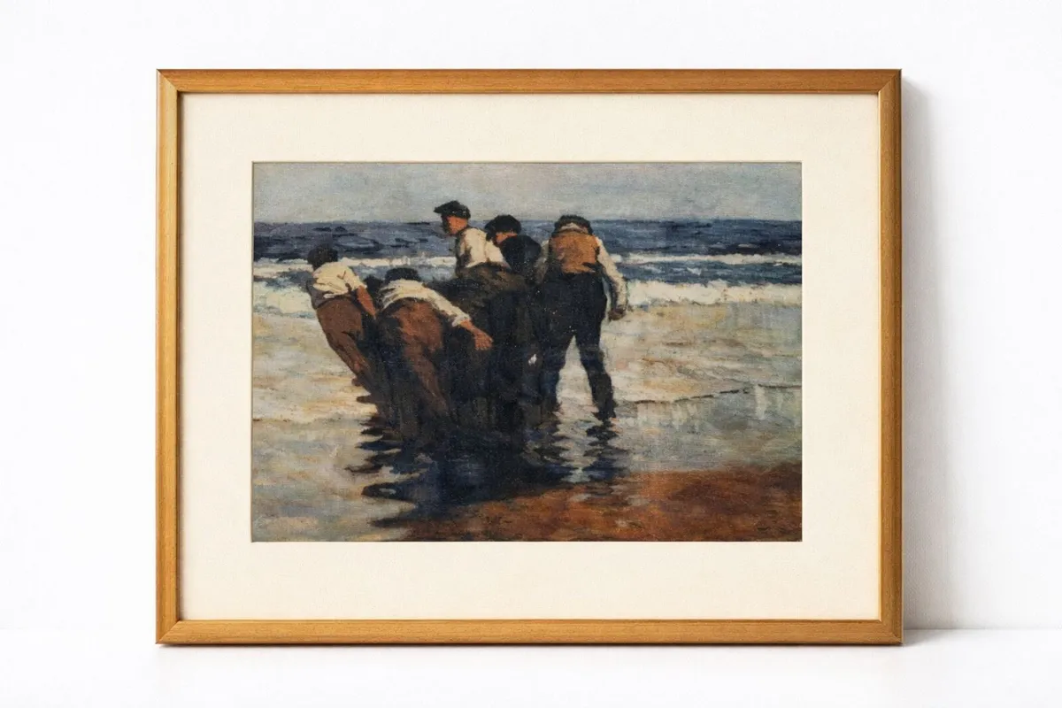 Large Framed Canvas Print Paul Henry