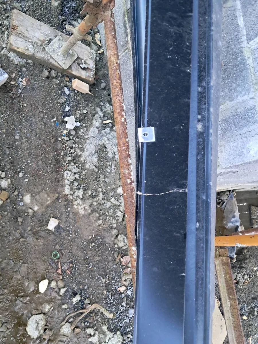 40  ft black gutters - Image 1