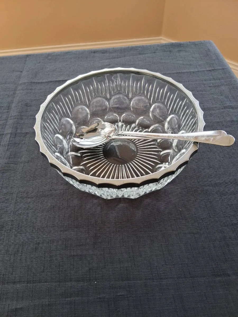 Glass Salad Fruit Bowl - Image 3