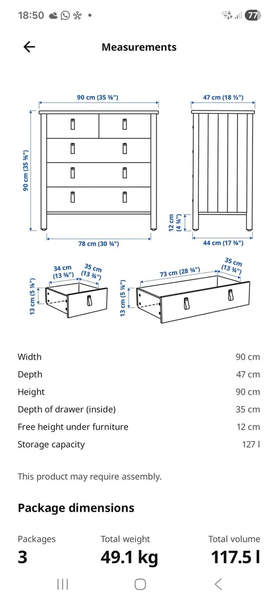 Chest of drawer - Image 3