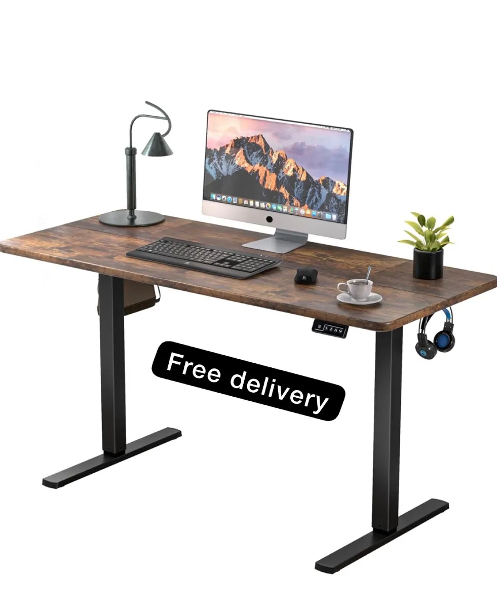 110x60cm, Height Adjustable Desk with Memory Hands - Image 1