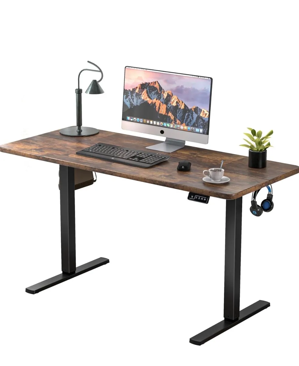 110x60cm, Height Adjustable Desk with Memory Hands - Image 2